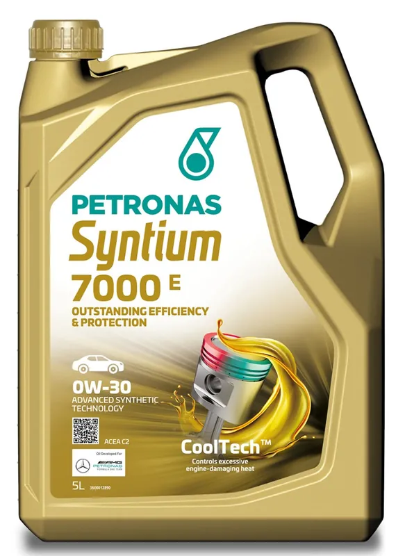 Betrouwbaar Petronas Syntium 7000 E 0w30 olie 5 liter