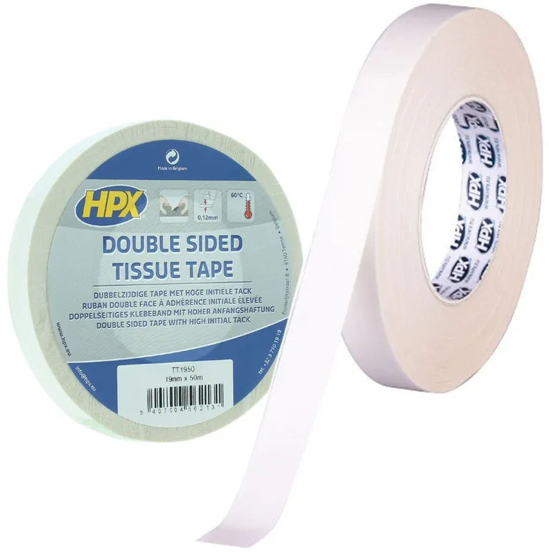 Speciale Aanbieding HPX Tissue Tape 19mm - 50 meter
