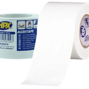 HPX PVC tape WIT 50mm - 10 meter Gecertificeerd