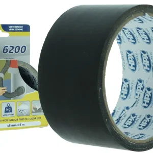 HPX 6200 Reparatietape ZWART 48mm - 5 meter Alleen Vandaag