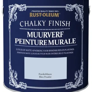 Rust-Oleum Chalky Finish Muurverf Poederblauw 2,5 liter Dagaanbieding