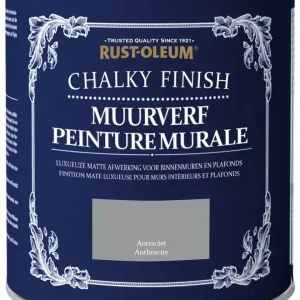 Nu Kopen Rust-Oleum Chalky Finish Muurverf Antraciet 1 liter