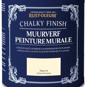 Fabrieksprijs Rust-Oleum Chalky Finish Muurverf Slagroom 1 liter