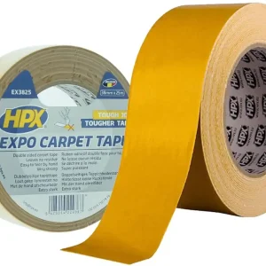 HPX Expo Tapijttape 38mm - 25 meter Laatste Versie