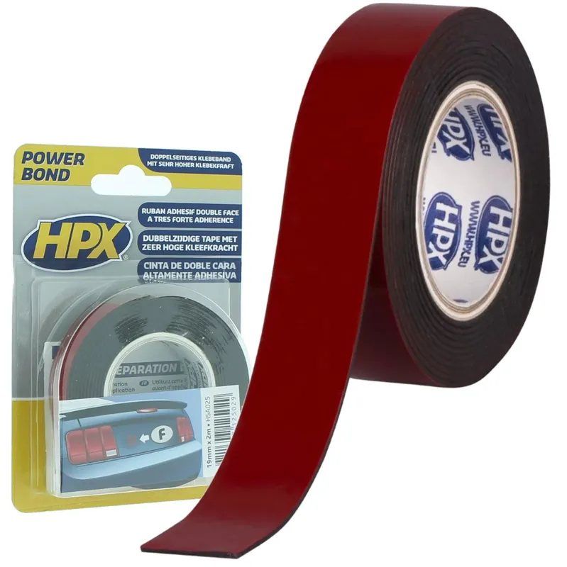 Seizoensaanbieding HPX Sterk Dubbelzijdig Tape 12mm - 2 meter