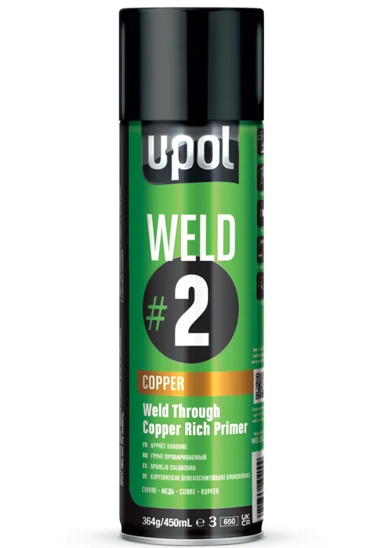 Betaalbaar U-POL #2 Lasprimer KOPER spuitbus 450ml
