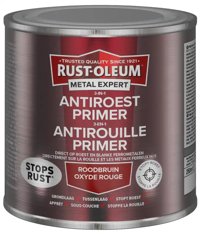 Populair Rust-Oleum Metal Expert 3-in-1 Anti Roest Primer in blik - 250ml