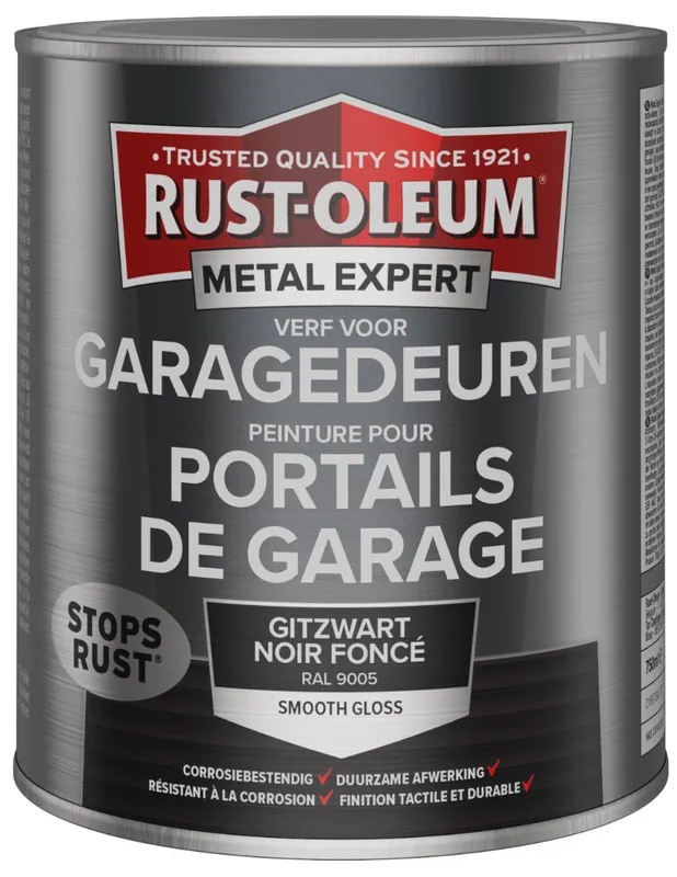 Bestel Nu Rust-Oleum Metal Expert Garagedeur Verf Zwart 750ml