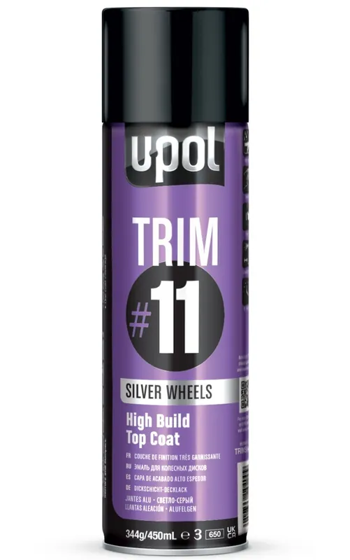 Betrouwbaar U-POL #11 Velgenlak Zilver Metallic spuitbus 450ml