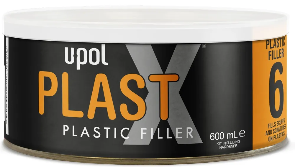Betaalbaar U-POL PLAST-X 2K Flexibele Kunststof Plamuur ZWART 600ml