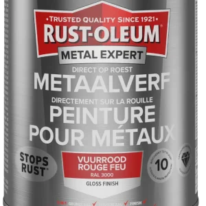 Rust-Oleum Metal Expert Direct Op Roest Metaal Verf 750ml - RAL 3000 Koopje