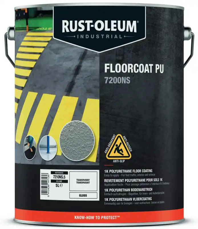 Rust-Oleum SuperGrip Anti-Slip Coating Transparant Vloerverf 5 liter Must-Have