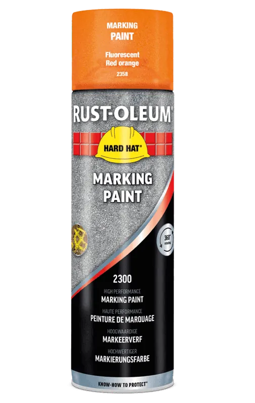 Rust-Oleum Markeerverf Fluor Rood/Oranje Spuitbus 500ml Must-Have