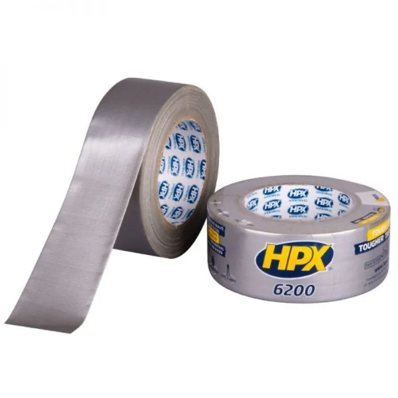 Laatste Kans HPX 6200 Pantsertape ZILVER 48mm - 50 meter