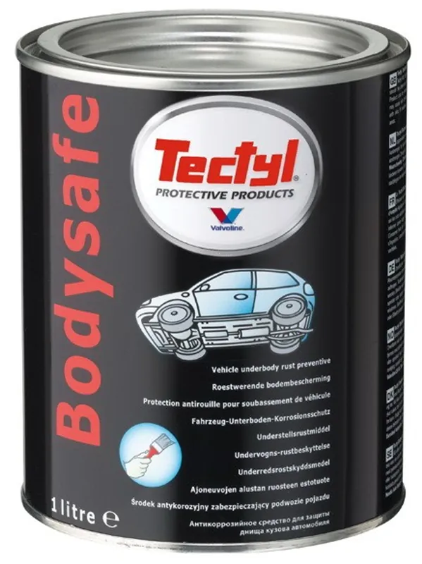 VALVOLINE 20035 Tectyl Bodysafe Geluiddempende Bodembescherming in 1 liter kwastblik - Zwart Merkproduct