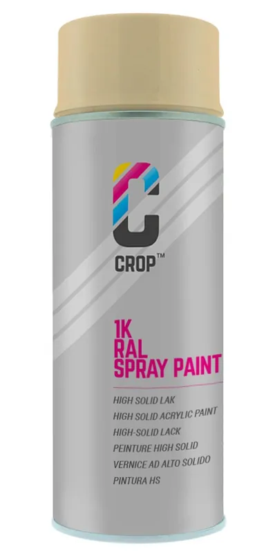 CROP RAL 1014 Hoogglans Ivoorkleurig spuitbus 400ml Populair