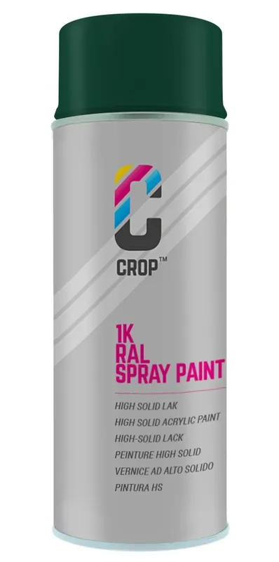Merkproduct CROP RAL 6005 Hoogglans Mosgroen spuitbus 400ml