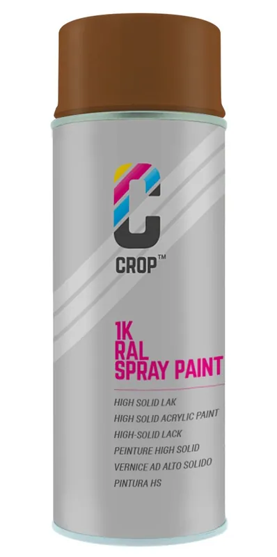 CROP RAL 8003 Hoogglans Klei Bruin spuitbus 400ml Speciale Aanbieding