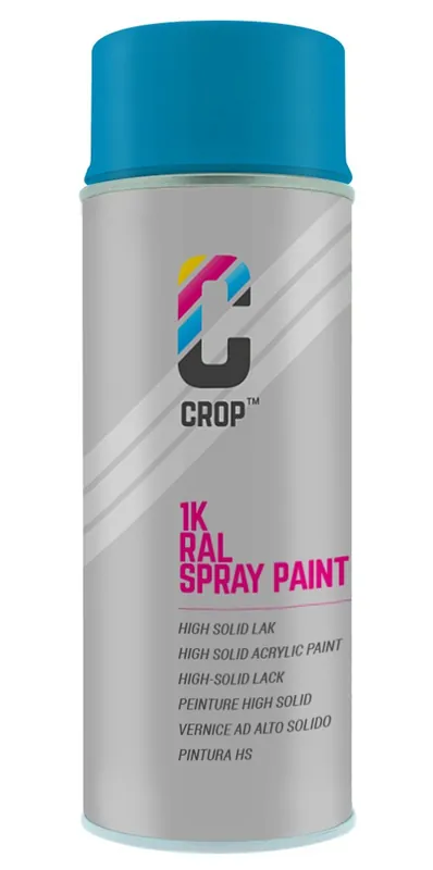 CROP RAL 5012 Mat Lichtblauw spuitbus 400ml Uitverkoop