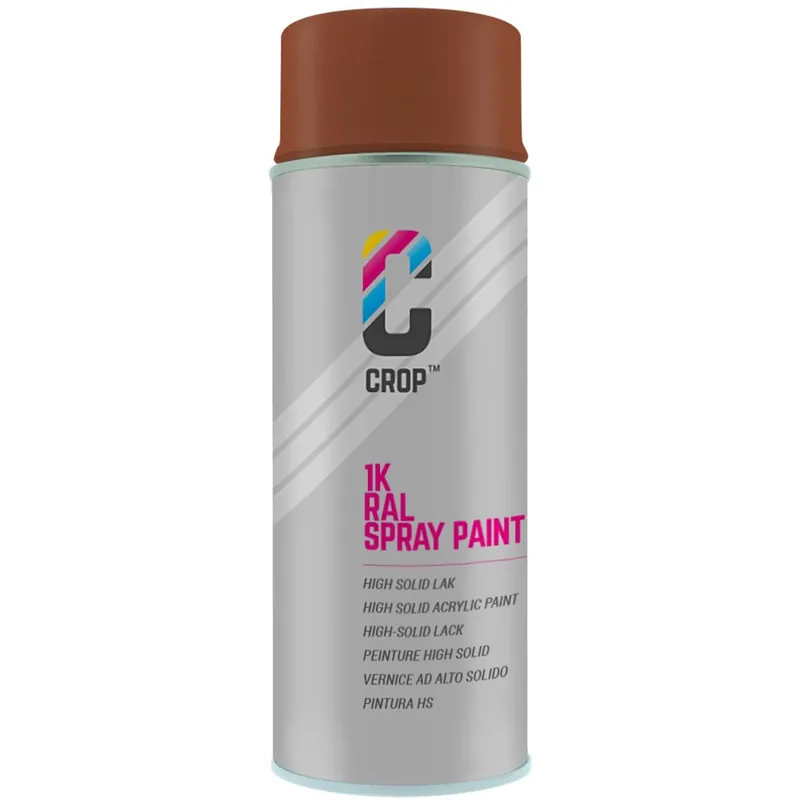 CROP RAL 8004 Mat Koperbruin spuitbus 400ml Beperkt Aanbod