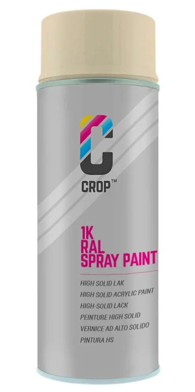 CROP RAL 1015 Zijdeglans Licht Ivoorkleurig spuitbus 400ml Beperkt Aanbod