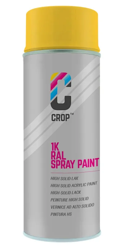 CROP RAL 1023 Zijdeglans Verkeersgeel spuitbus 400ml Koop Online