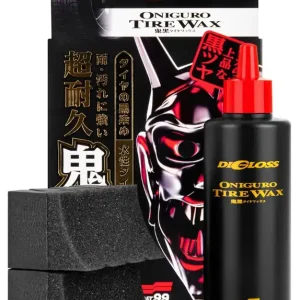 Soft99 Digloss Black Devil Tire Wax 200ml + Applicator Pads Hoge Kwaliteit