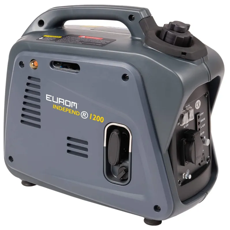 Alleen Vandaag EUROM Independ 1200 Benzine Generator 1,3 kW - 1100 Watt