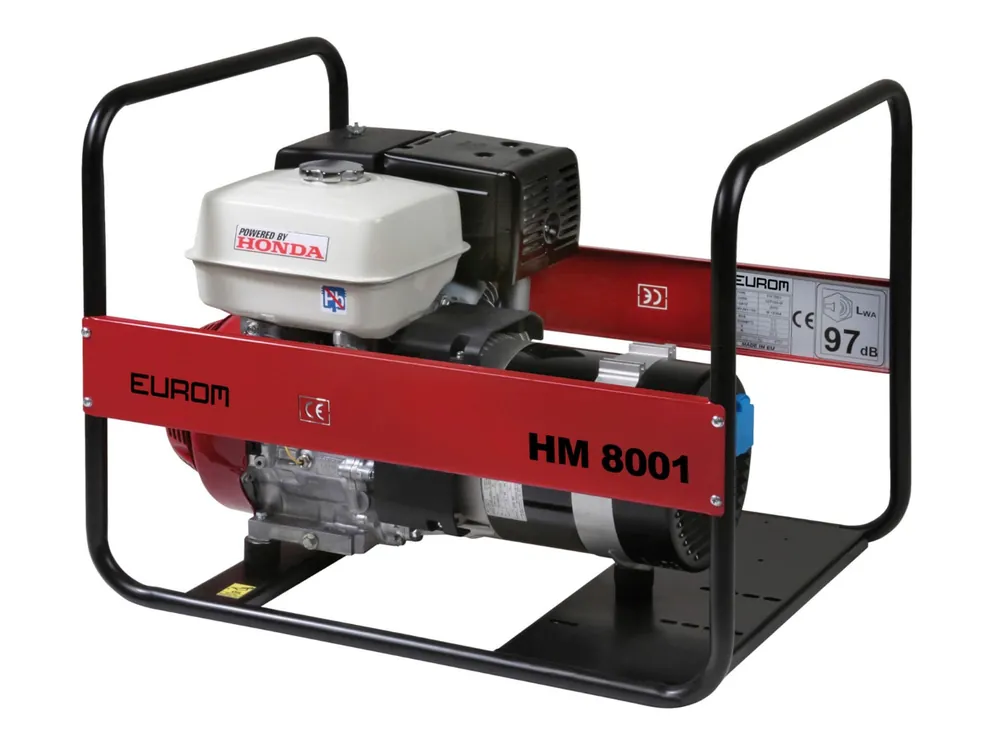 EUROM HM8001 Honda Generator 8,7 kW - 6600 Watt Direct Verzonden