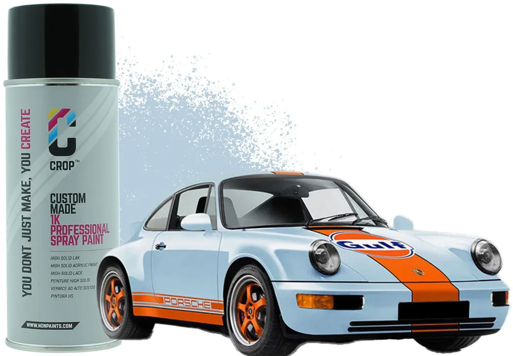 Porsche GULF Blauw lak spuitbus Beperkt Aanbod