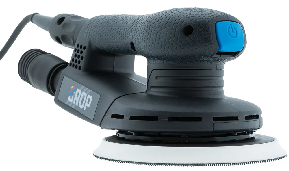 CROP Turbo Excentrische Schuurmachine met Stofafzuiging 150mm - 8mm Dagaanbieding