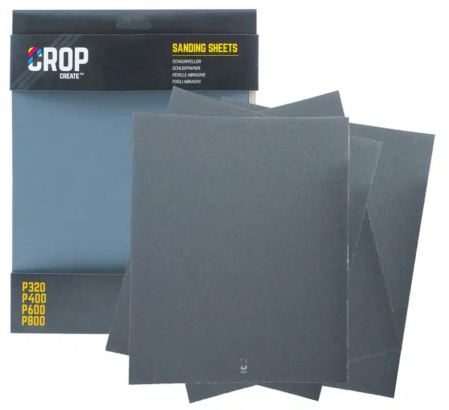 Koop Vandaag CROP Waterproof Schuurpapier Set - P320 + P400 + P600 + P800
