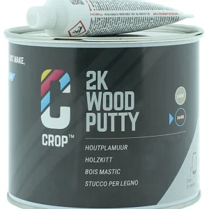 Koopje CROP 2K Houtplamuur BRUIN - Blik 750ml