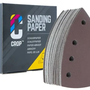 CROP Delta Schuurpapier 100x145mm korrel 220 - 50 stuks Hoge Kwaliteit