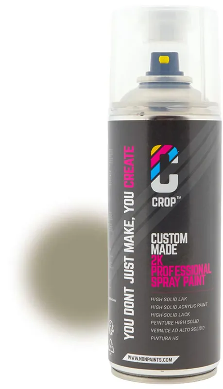 CROP 2K Spuitbus RAL 7034 Geelgrijs 400ml Koopje