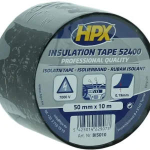 Goedkoop HPX 52400 Isolatietape ZWART 50mm x 10 meter