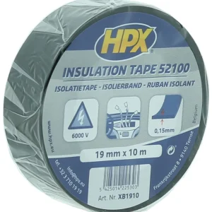 Laatste Versie HPX 52100 VDE Isolatietape ZWART 19mm x 10 meter
