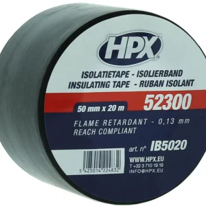 HPX 52300 Isolatietape ZWART 50mm x 20 meter Tijdelijk Beschikbaar
