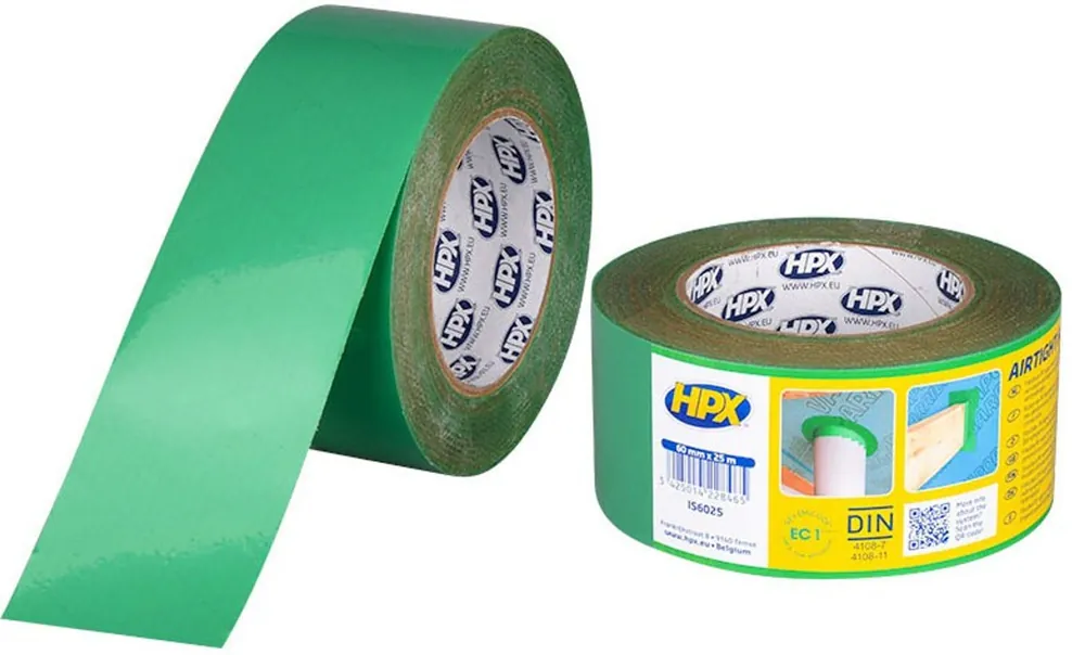 HPX AIRTIGHT FLEX Luchtdicht Tape 60mm - 25 meter Betaalbaar