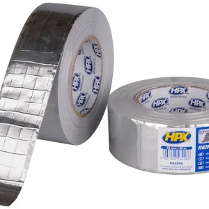 HPX Versterkt Aluminium Tape 50mm x 50 meter Exclusieve Aanbieding