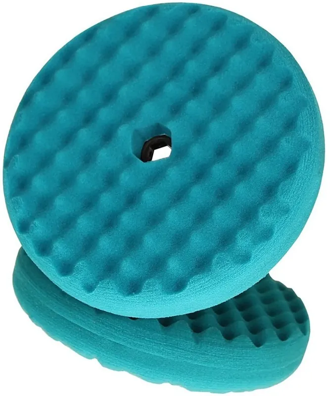 Alleen Vandaag 3M Perfect-It III Quick Connect Dubbelzijdige Gewafelde Ultrafine SE Polijstschijf 150mm - Blauw - 50880
