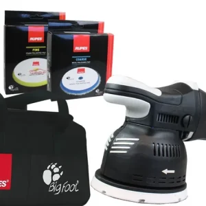 RUPES LK900E-DLX BigFoot Mille Gear-Driven Polijstmachine 125mm - Deluxe Kit Gratis Retour