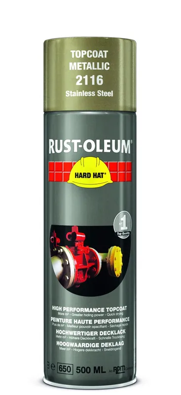 Express Levering Rust-Oleum RVS Metallic Lak in spuitbus 500ml