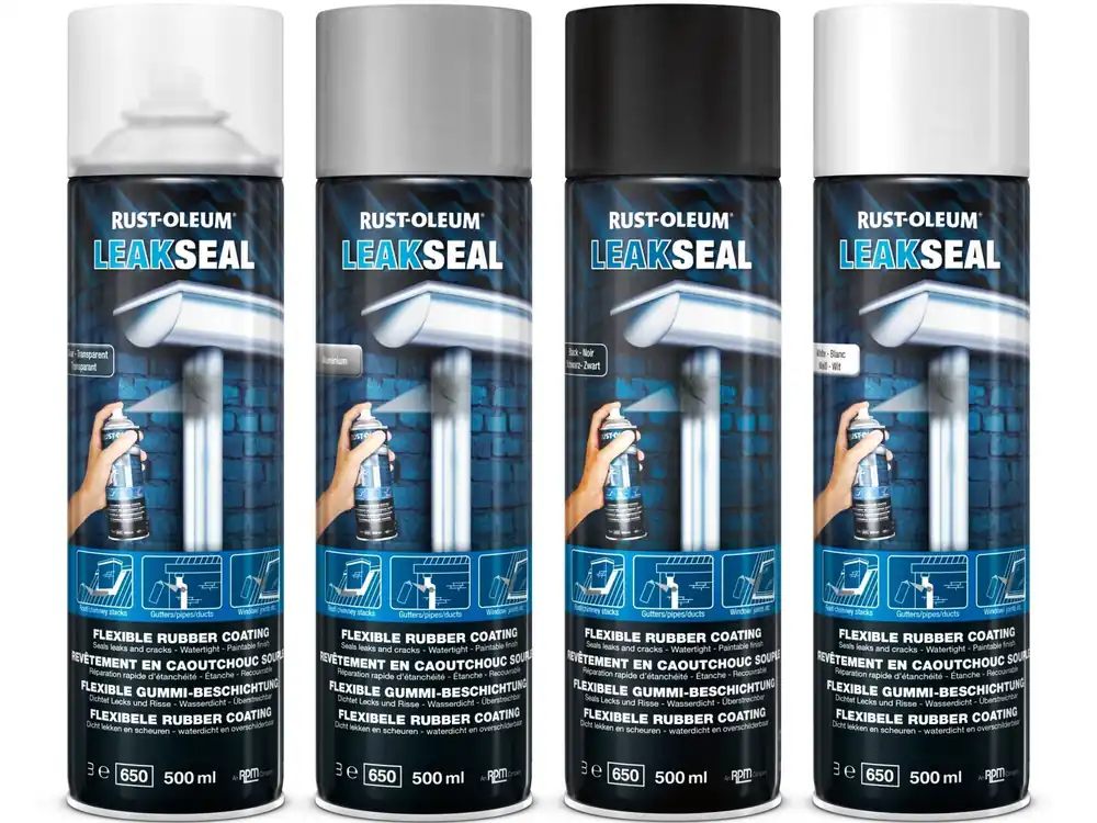 Beste Prijs Rust-Oleum LeakSeal spuitbus 500ml - stopt waterlekkage