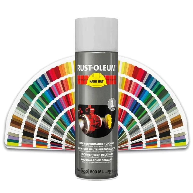 Finale Uitverkoop Rust-Oleum 2100 Hard Hat 500ml Spray RAL-7032 HG