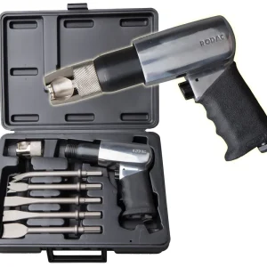 RODAC RC293HBC Hakhamer 67mm in koffer + 5 beitels - voor metaalbewerking Tijdelijk Beschikbaar