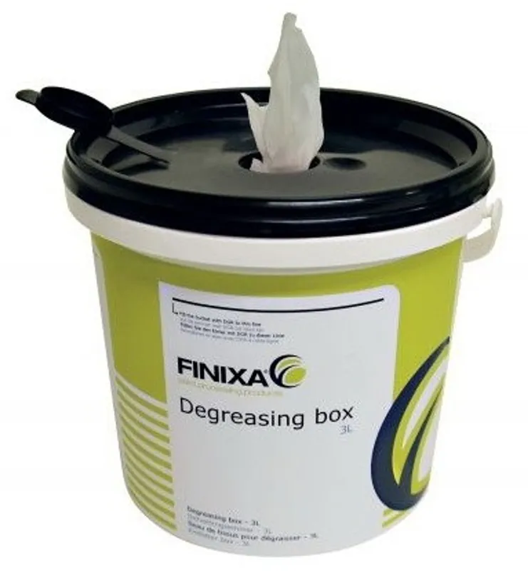Actieprijs FINIXA Ontvettingsdoeken in Dispenser Emmer - 70 stuks