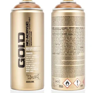 Rechtstreeks Van De Fabrikant Montana GOLD Transparent Hazelnut T8310 spuitbus 400ml