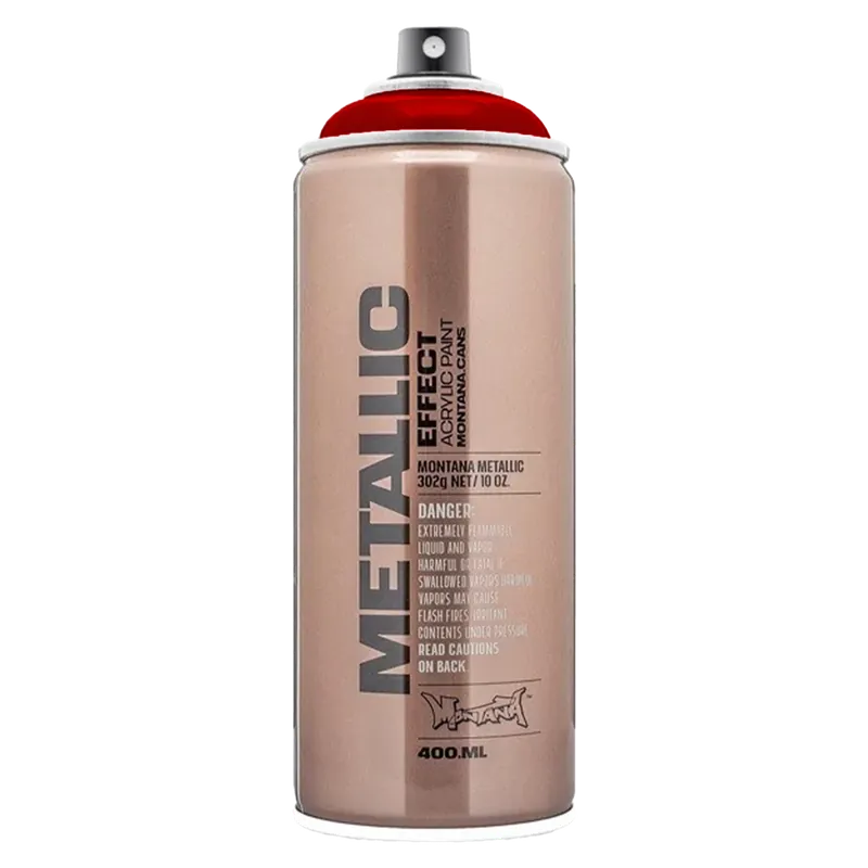 Montana Metallic ROOD verf spuitbus 400ml Hete Deal