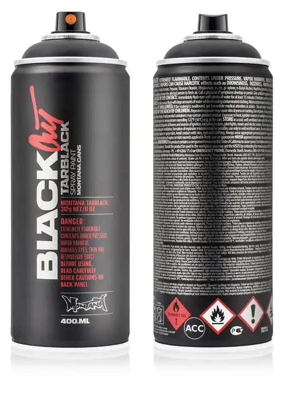 Montana BLACKOUT Tarblack 400ml spuitbus Korting